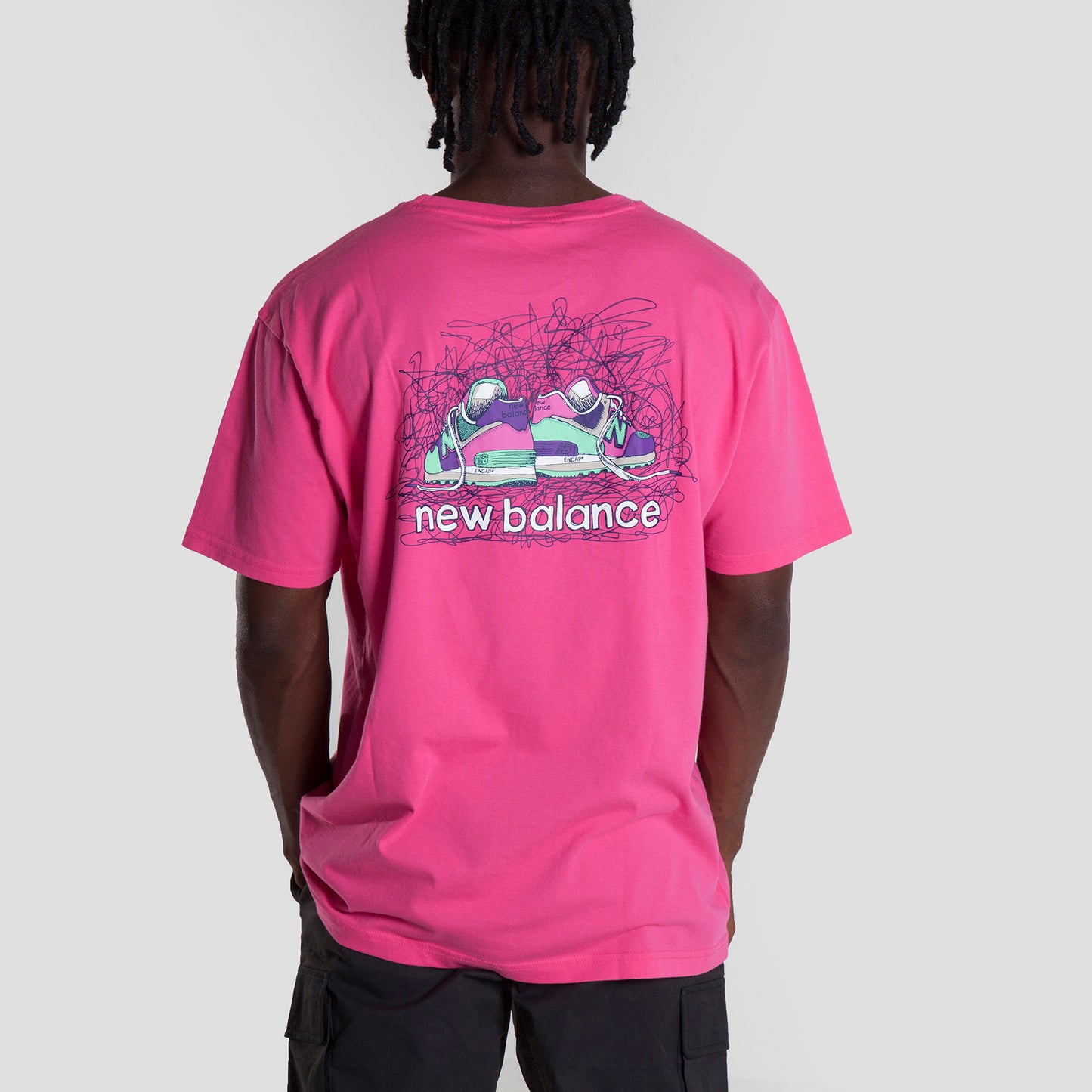 New Balance Camiseta Graphic - MT13566-PNK - Colección Chico
