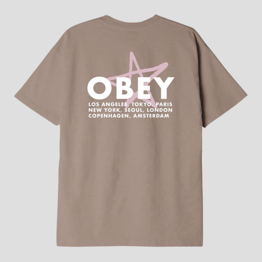 Obey Camiseta City Star - 166913299
