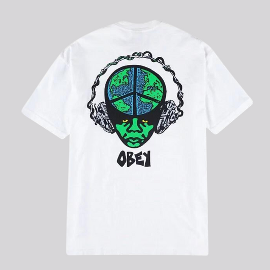 Obey Camiseta World Peace - 166912938E-WHT
